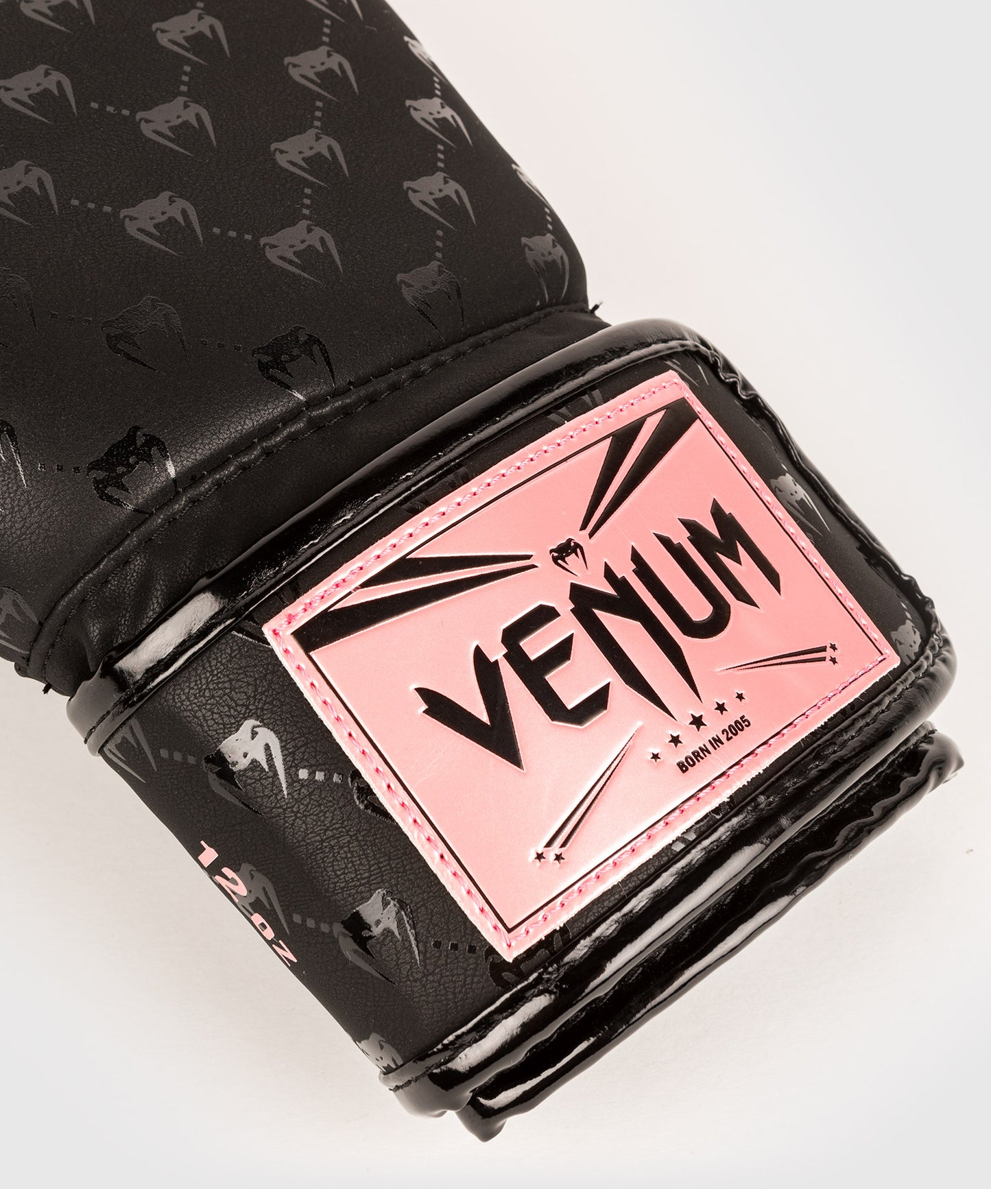 Venum Impact Monogram Bokshandschoenen - Zwart/Roze Goud