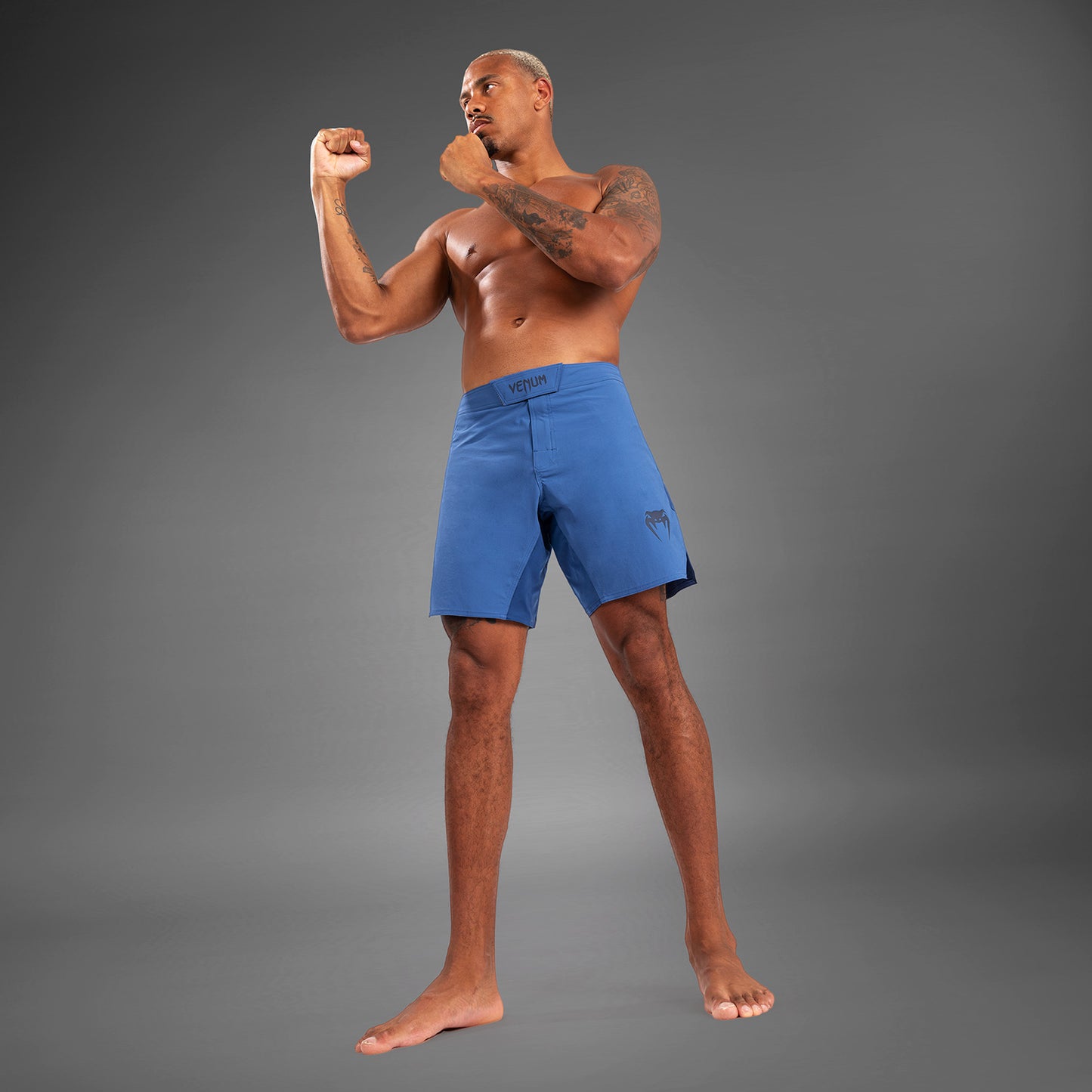 Venum Contender Heren gevechtsshort - Blauw