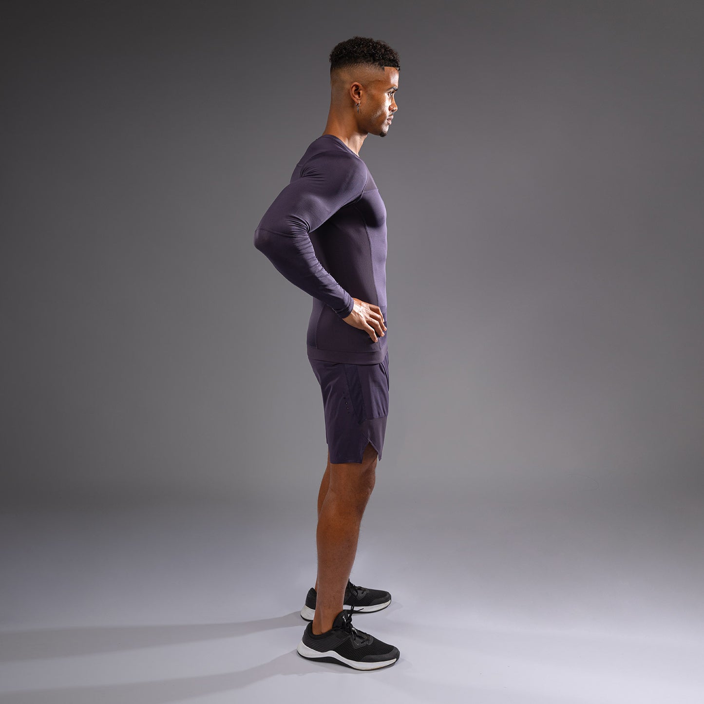 Venum G-Fit Air Lange Mouw Rashguard Heren - Donkerpaars