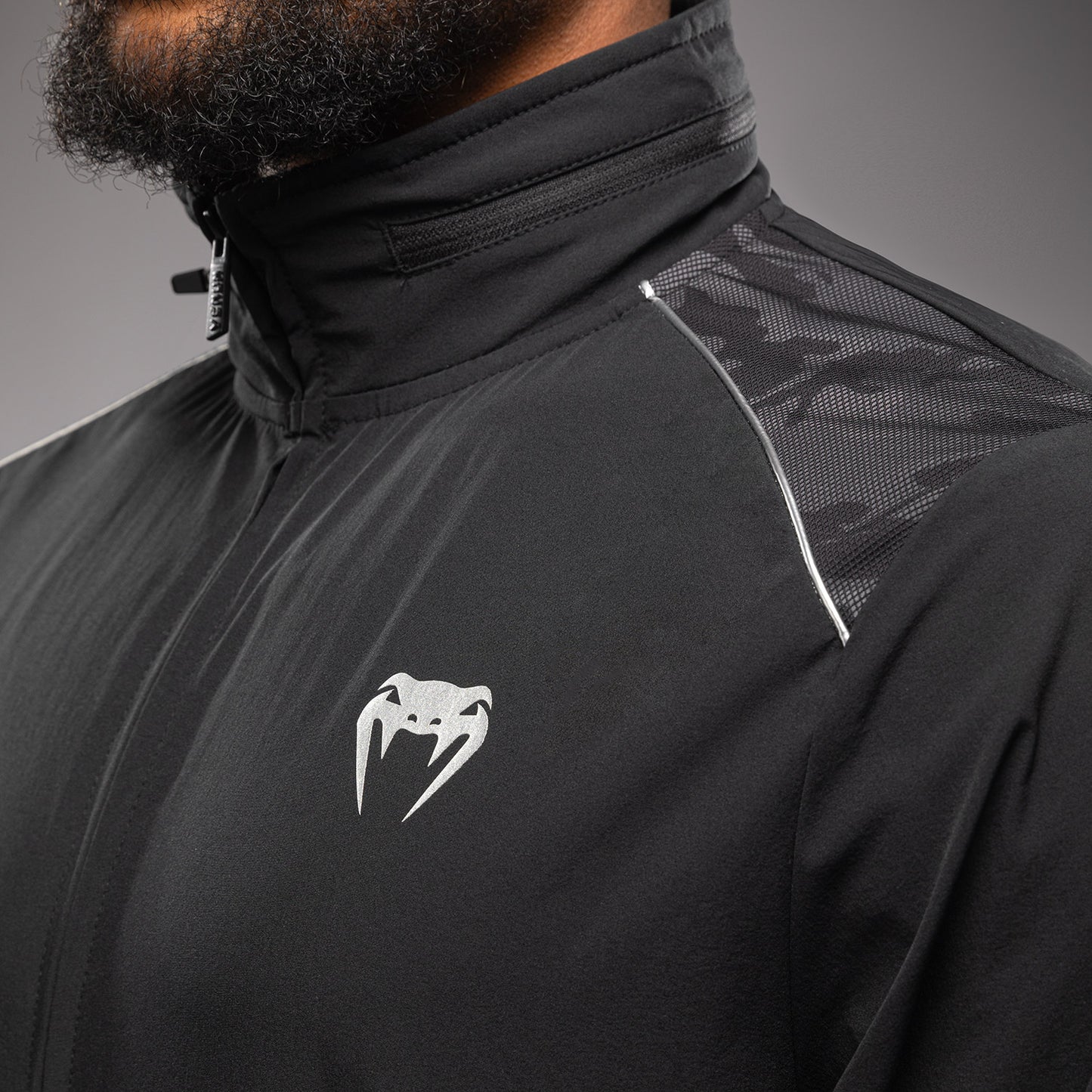Venum x Polaris Track Jacket - Zwart/Stormgrijs
