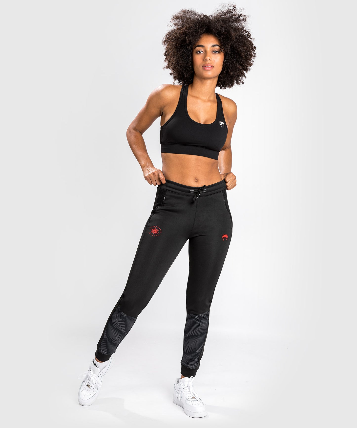 Venum Phantom joggingbroek - Voor vrouwen - zwart/rood