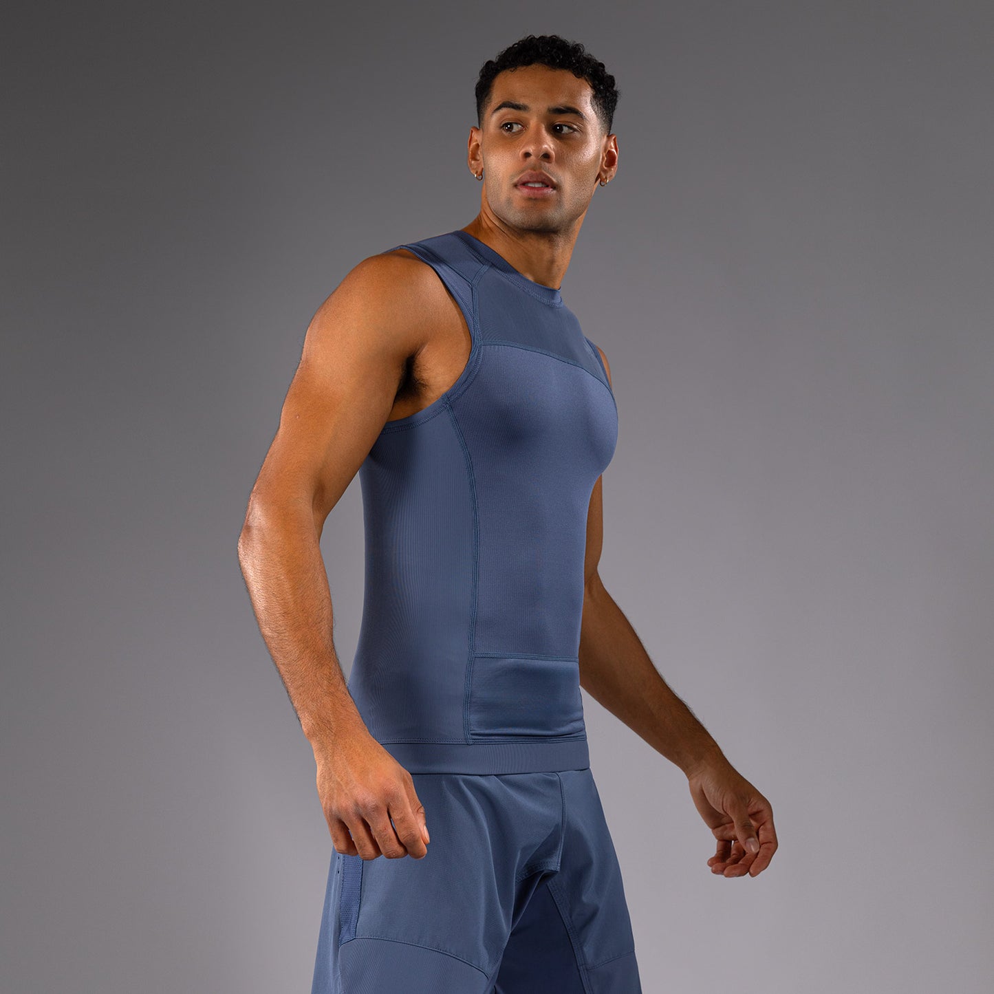 Venum G-Fit Air Mouwloze Rashguard Heren - Mistblauw