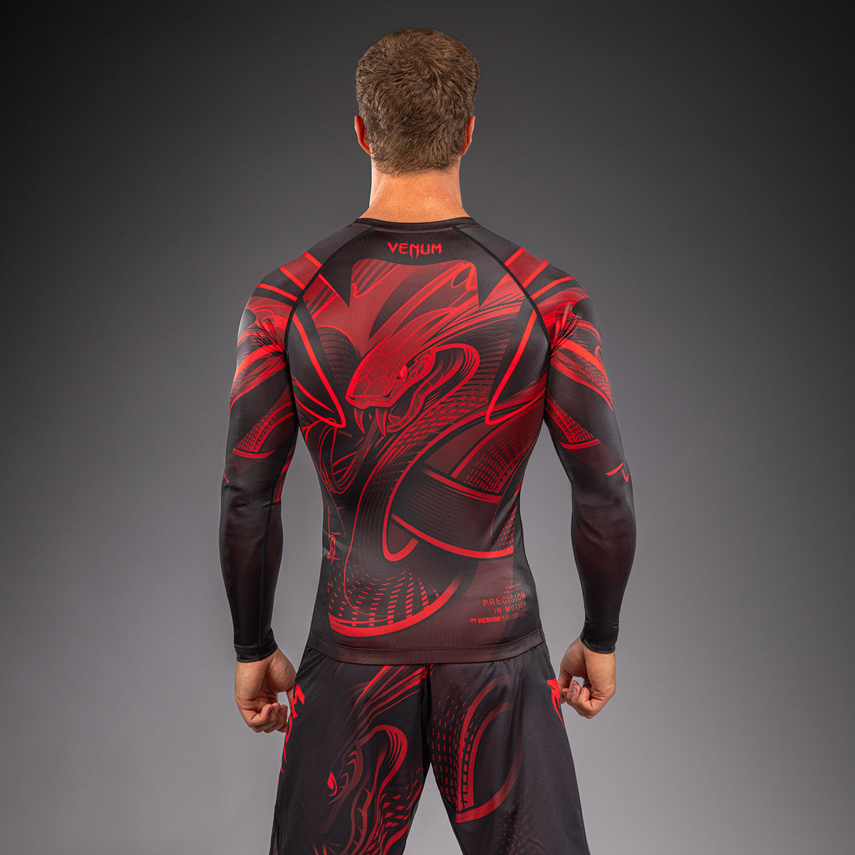 Venum Crimson Viper 2.0 Rashguard met lange mouwen - Zwart/Rood