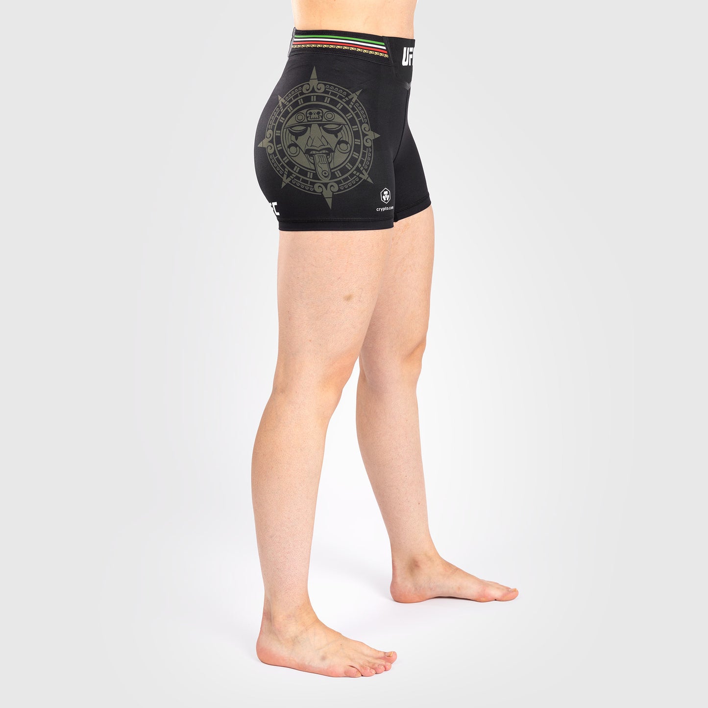 Noche UFC by Venum Authentic Fight Night Vale Tudo Short-korte pasvorm voor dames, zwart