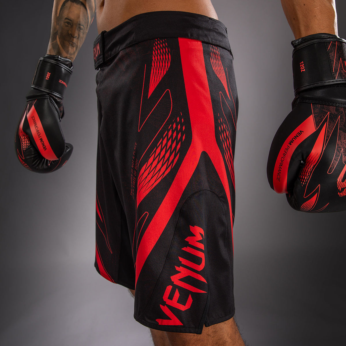 Venum Amazonia Reborn MMA-short - Zwart/Rood