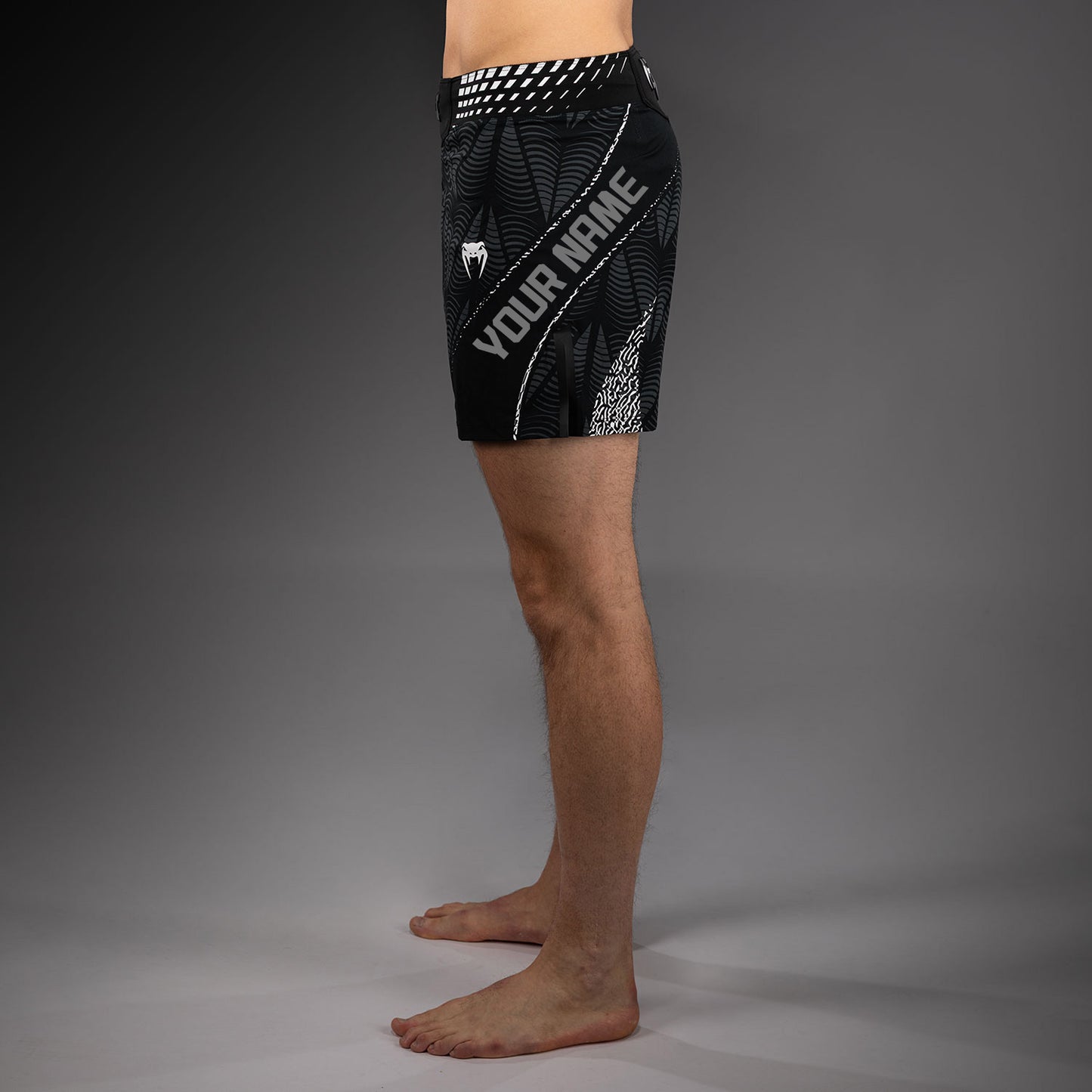 UFC Zenith by Venum Authentic Fight Night Short Fit Fight Short Heren Personalized - Zwart