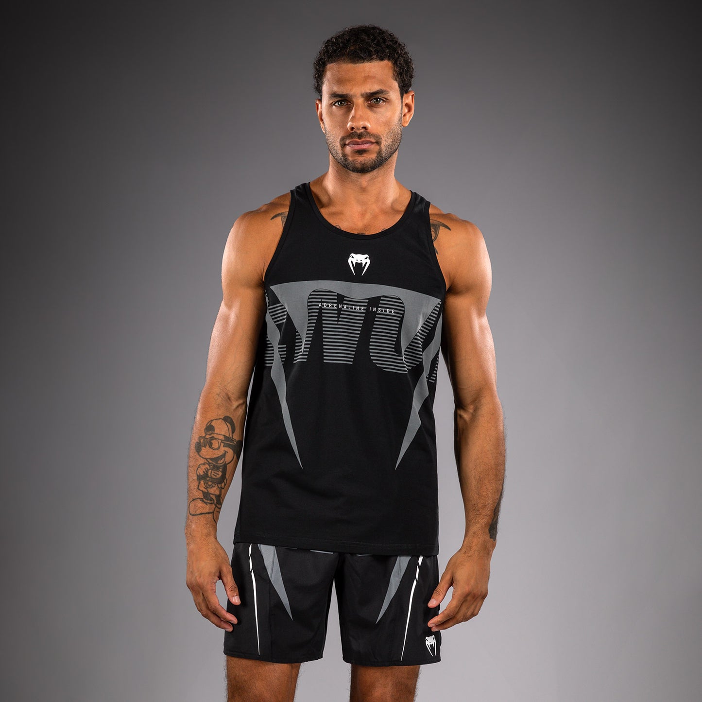 Venum Adrenaline Tanktop – Zwart/Zilvergrijs