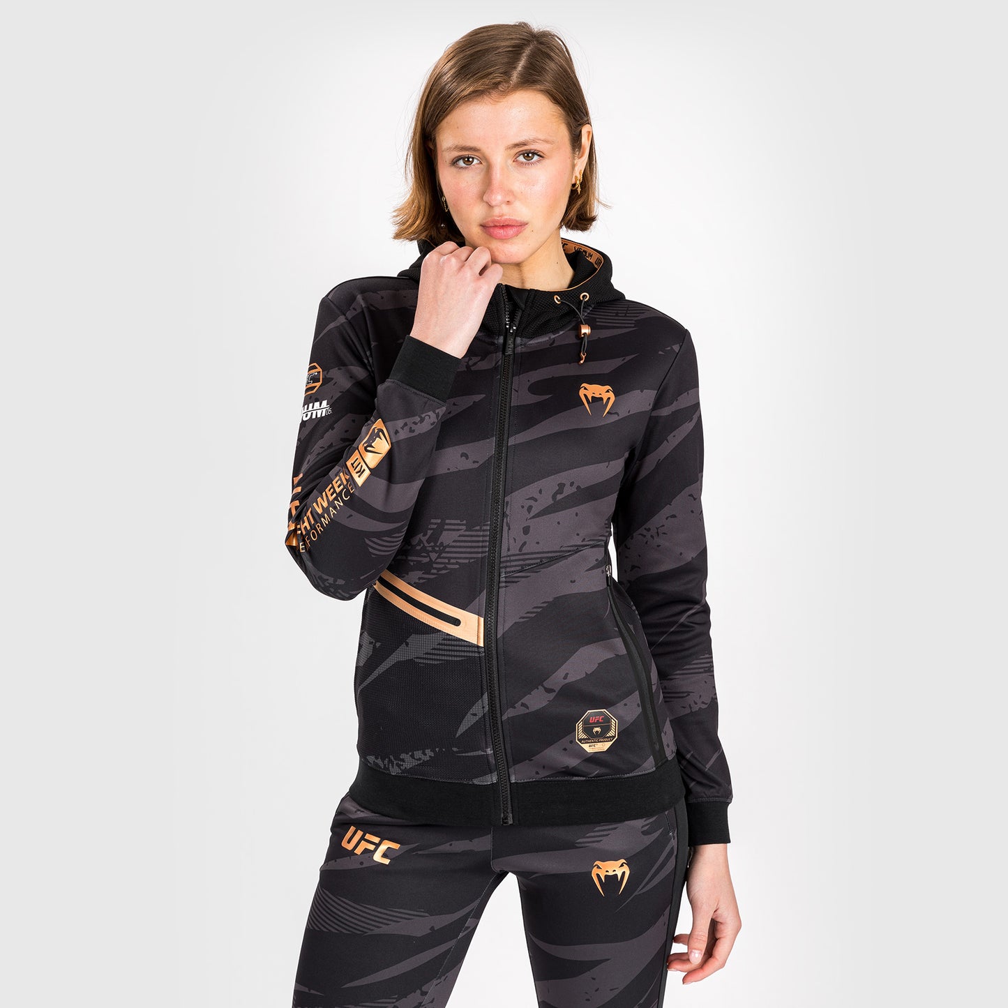 UFC Adrenaline By Venum Fight Week Jas Met Capuchon Voor Vrouwen - Urban Camo