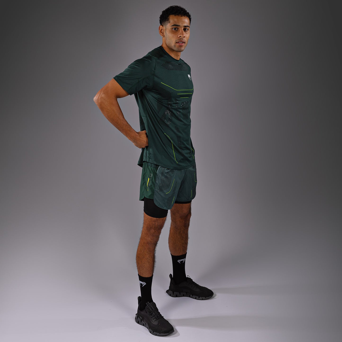 Venum Technical 3.0 Dry-Tech T-Shirt - Bosgroen