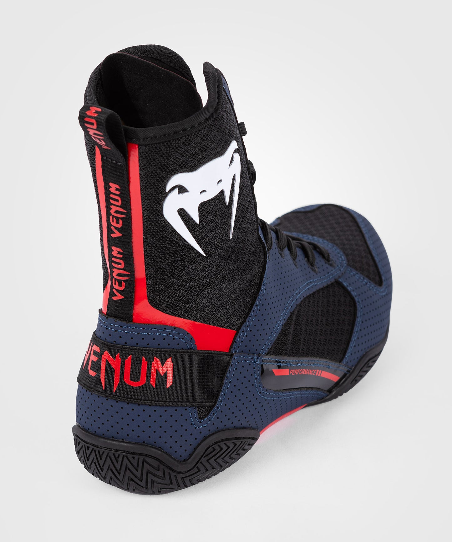 Venum Elite Boksschoenen - Navy/Zwart/Rood