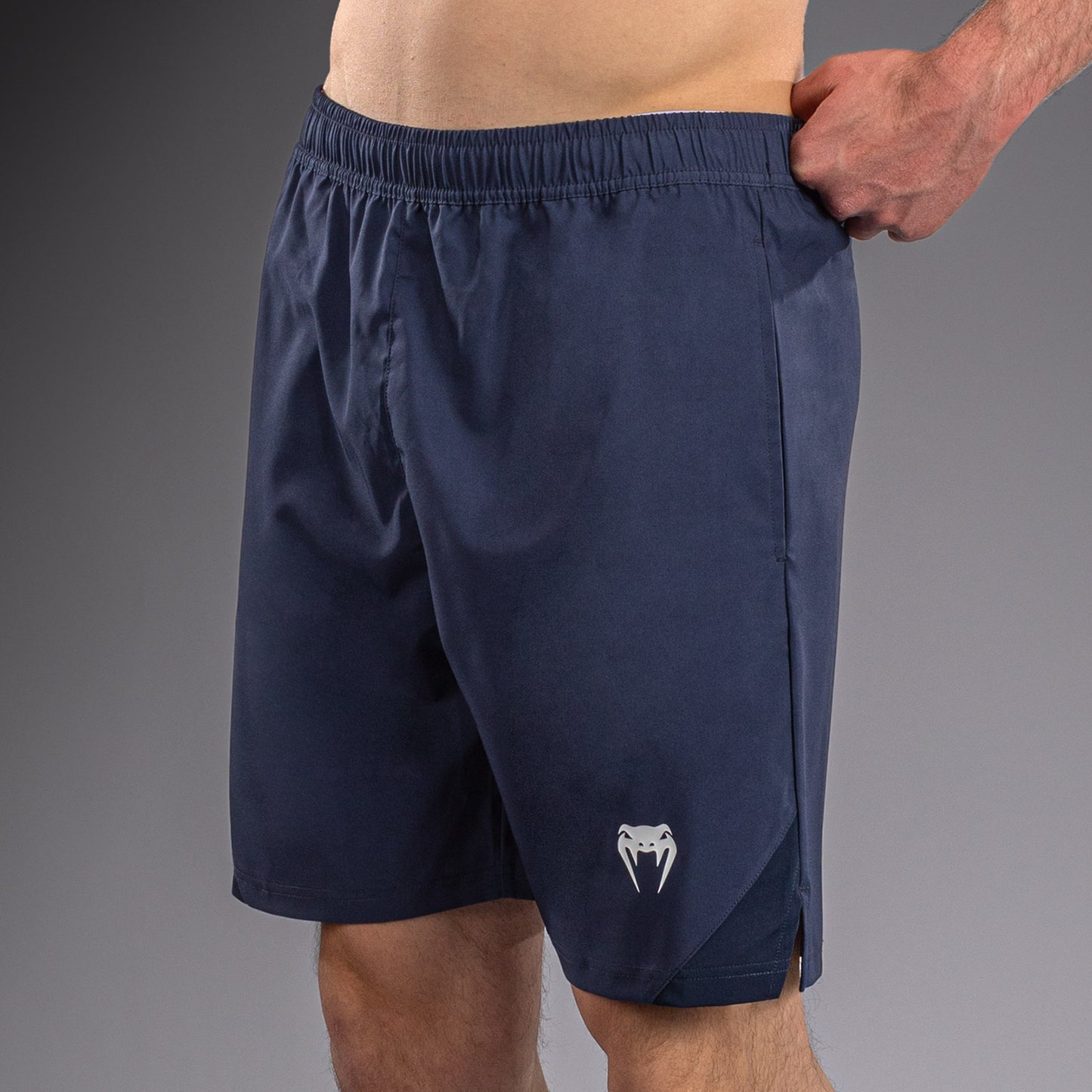 Venum Contender trainingsshort - Marineblauw/Wit