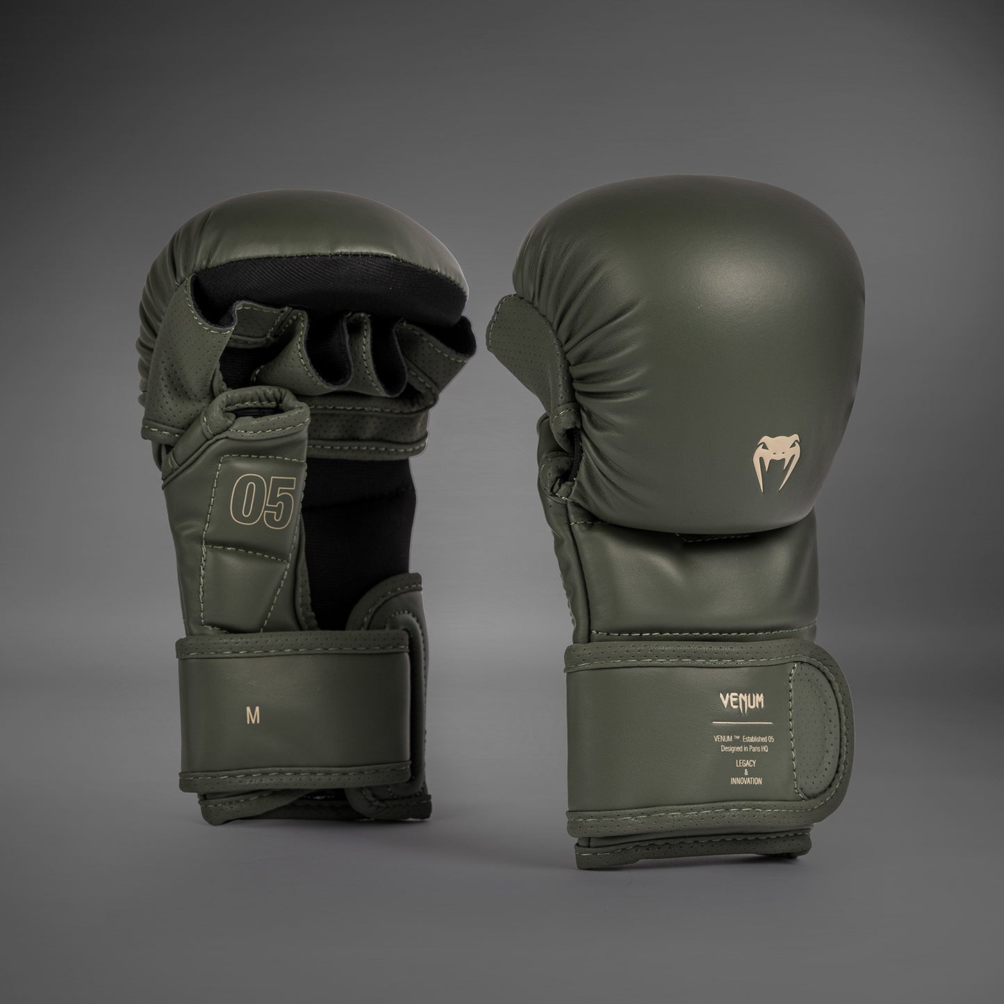 Venum Impact Evo MMA Sparring Handschoenen - Military Green