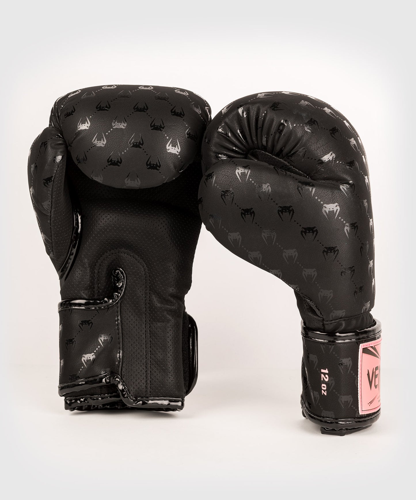 Venum Impact Monogram Bokshandschoenen - Zwart/Roze Goud