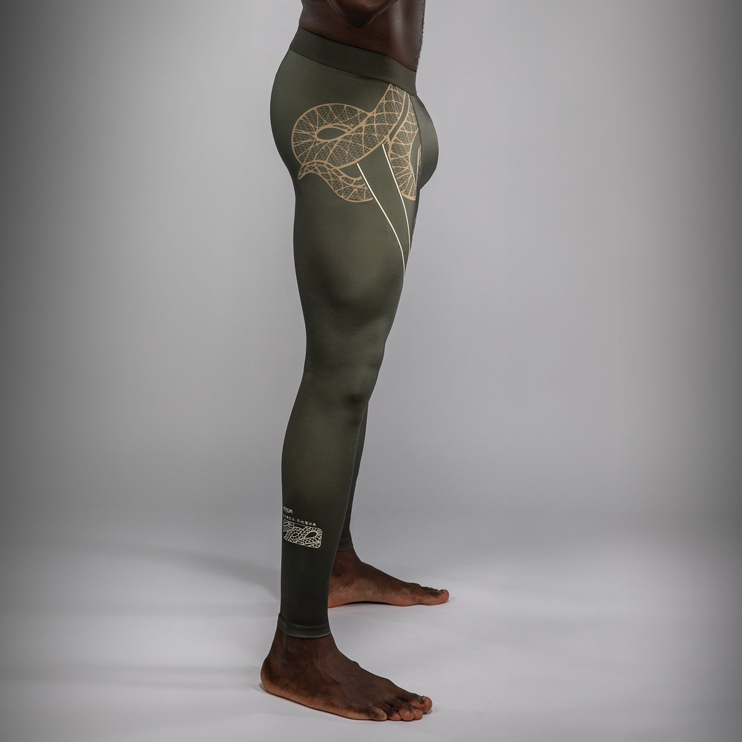 Venum Serpenti Spats – Khaki/Bronze/Ivoor