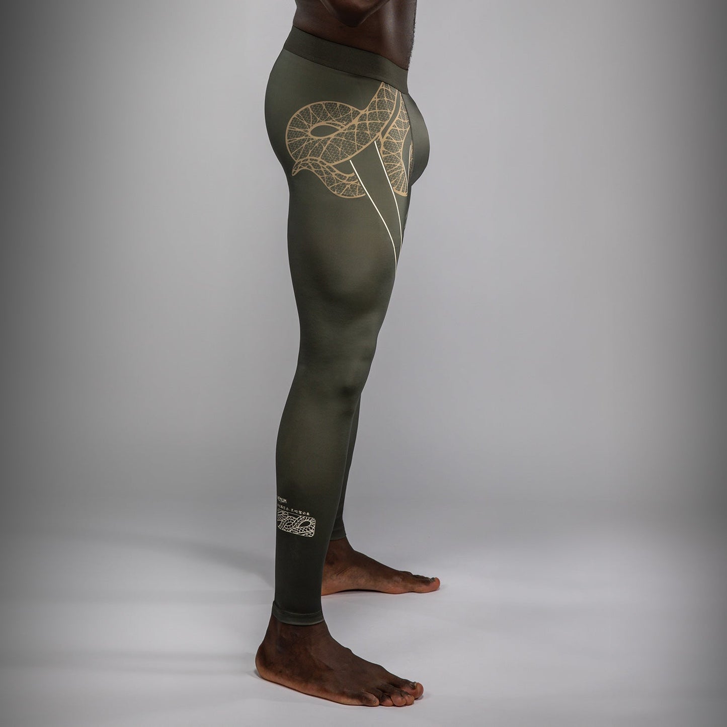 Venum Serpenti Spats – Khaki/Bronze/Ivoor