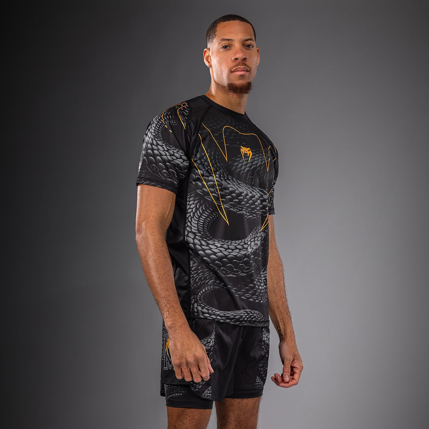 Venum Matupa Dry Tech T-shirt - Zwart/Grijs/Goud