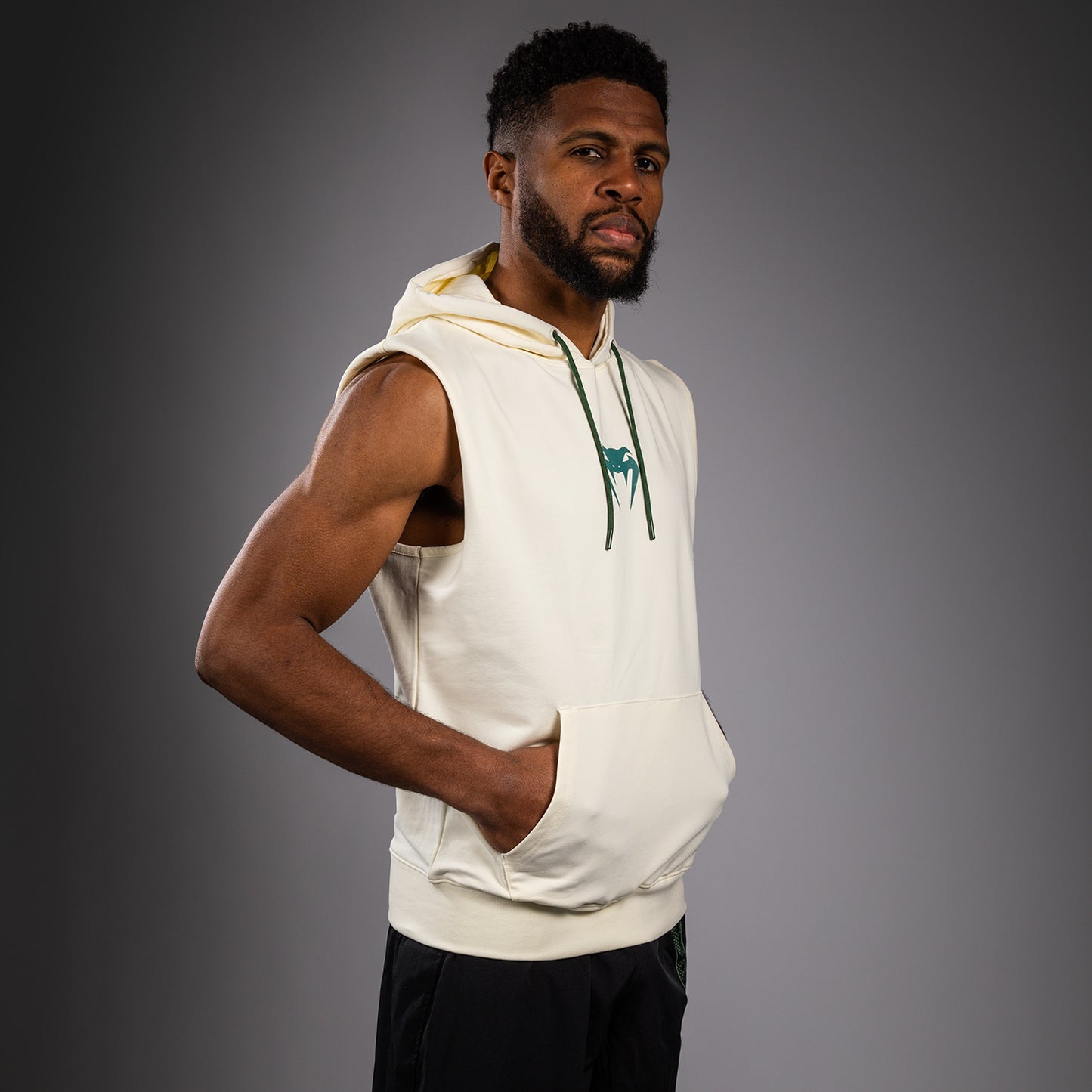 Venum Sparring Mouwloze Hoodie - Vanille