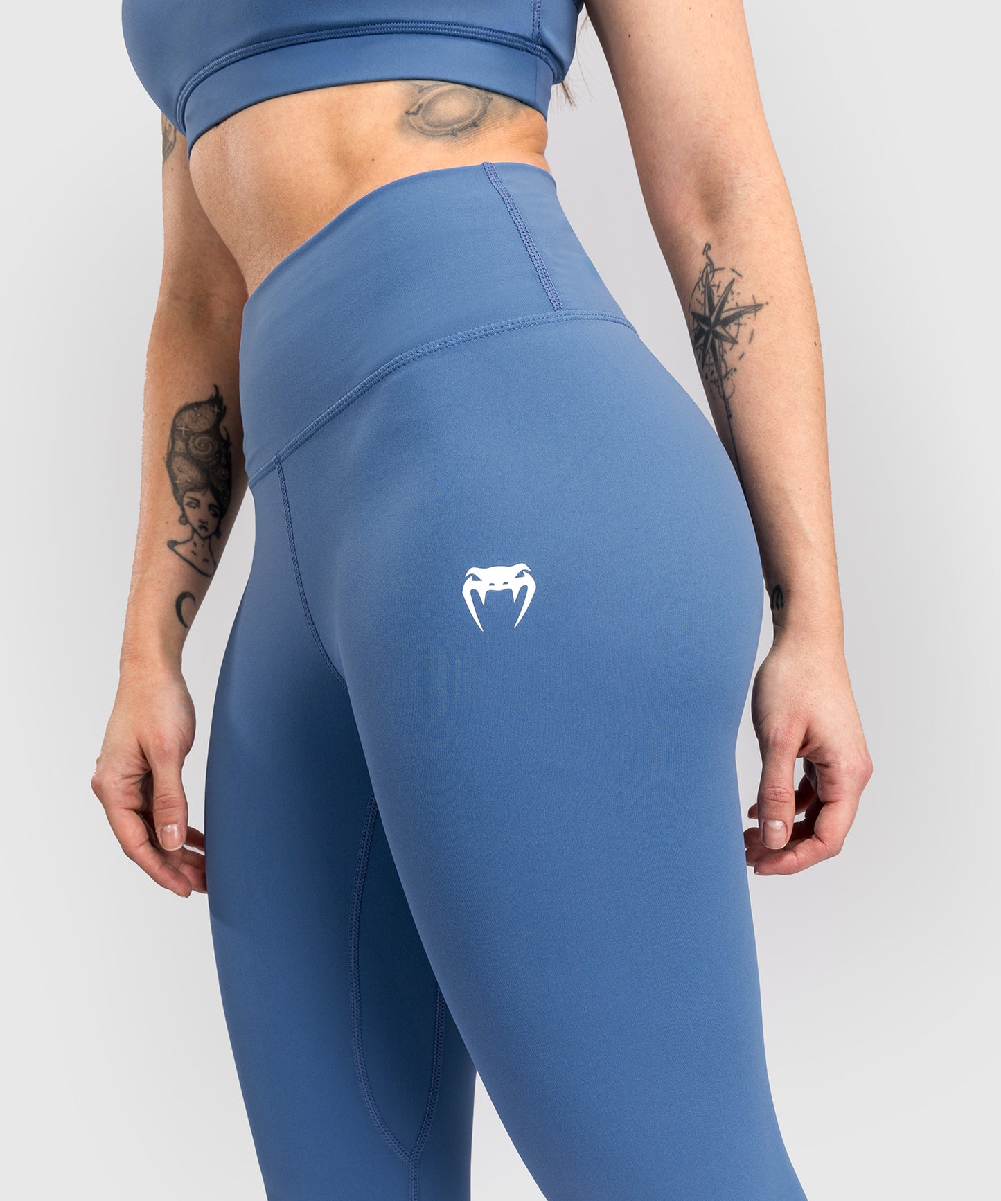 Venum Essential Leggings Dames - Stormblauw