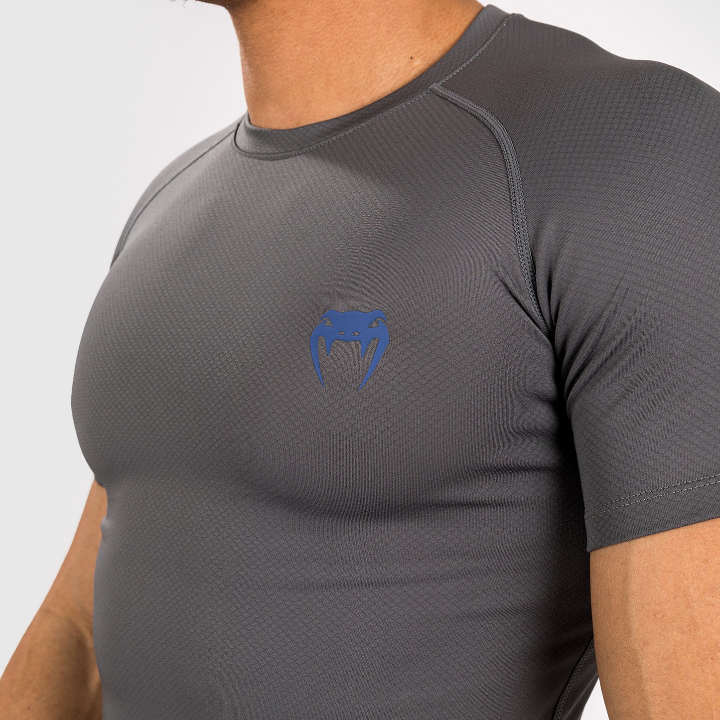 Venum Contender Heren Rashguard met korte mouwen - Grijs