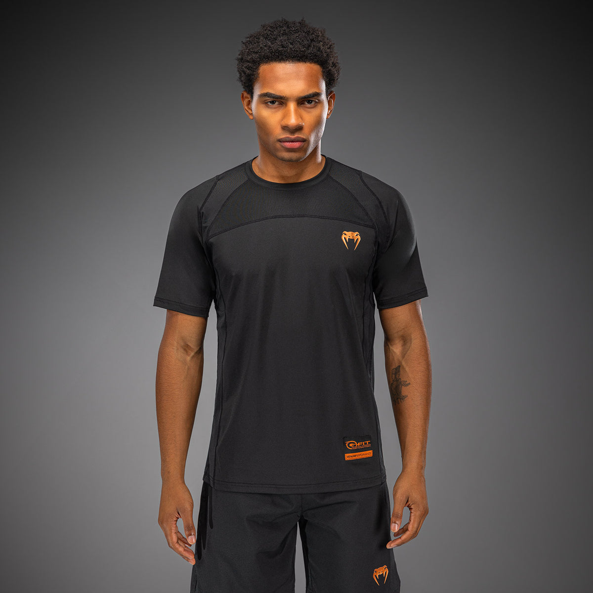 Venum G-Fit Revolution Dry Tech T-shirt - Zwart/Koper