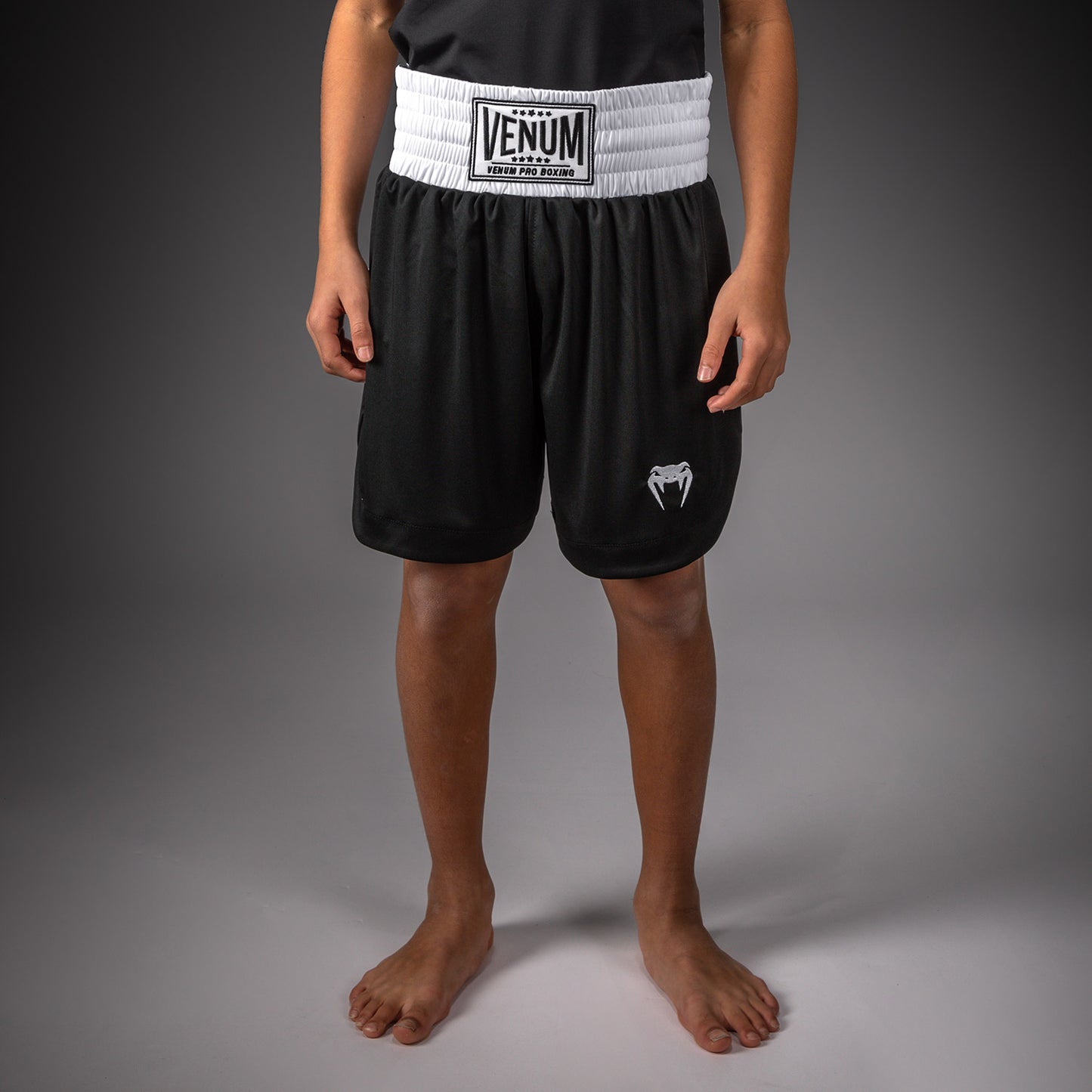 Venum Classic Boksshort Voor Kinderen – Zwart/Wit