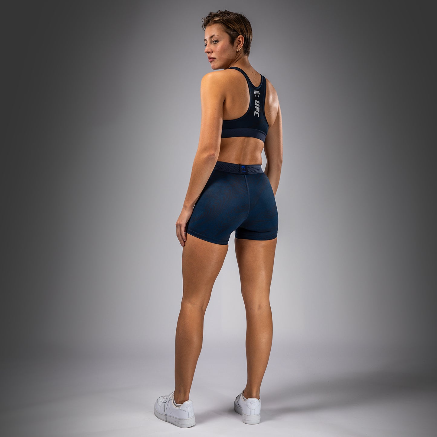 UFC Fusion by Venum Fight Week Vale Tudo Shorts voor Dames - Oceaanblauw