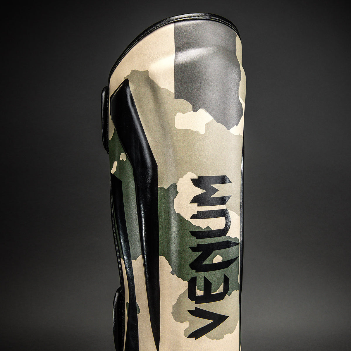 Venum Elite Camo Scheenbeschermers - Kaki/Offwhite