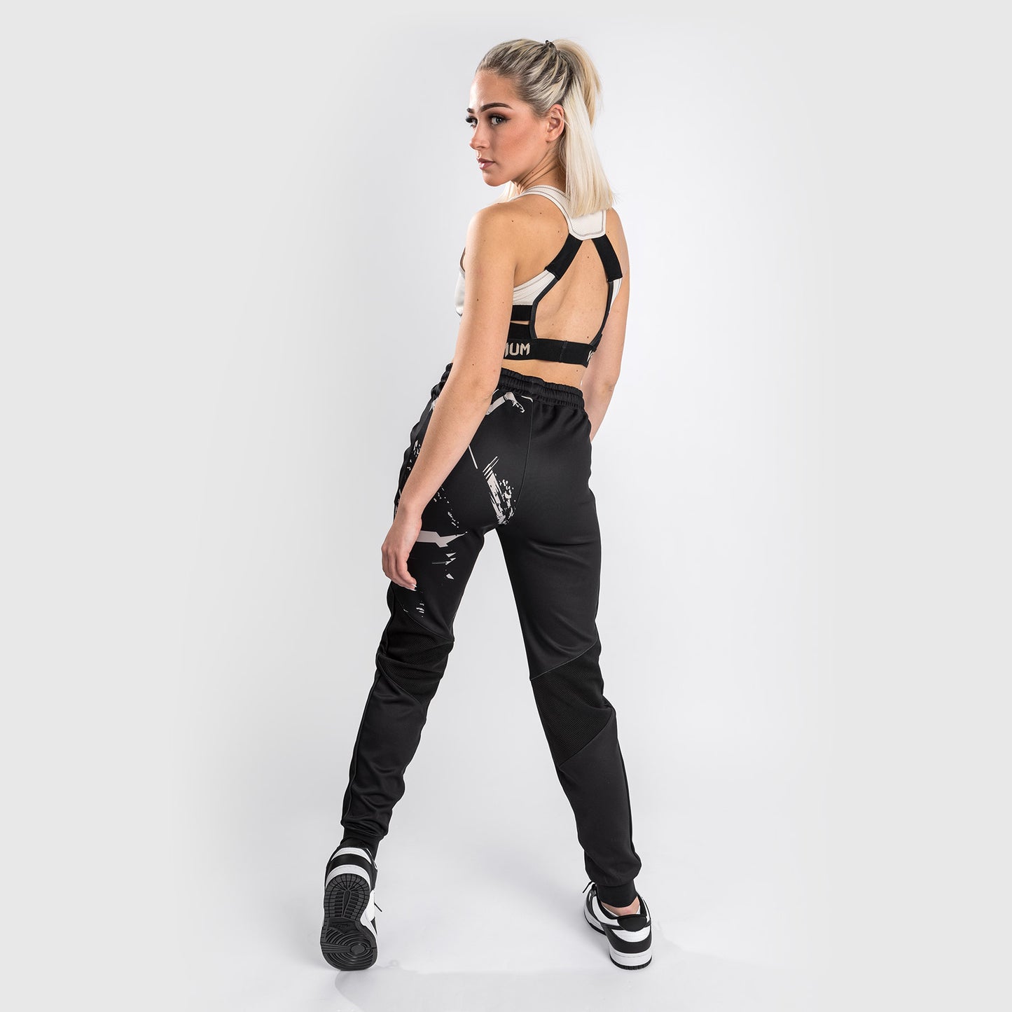 UFC Venum Authentic Fight Week 2.0 Dames Joggingbroek – Zwart/Zand
