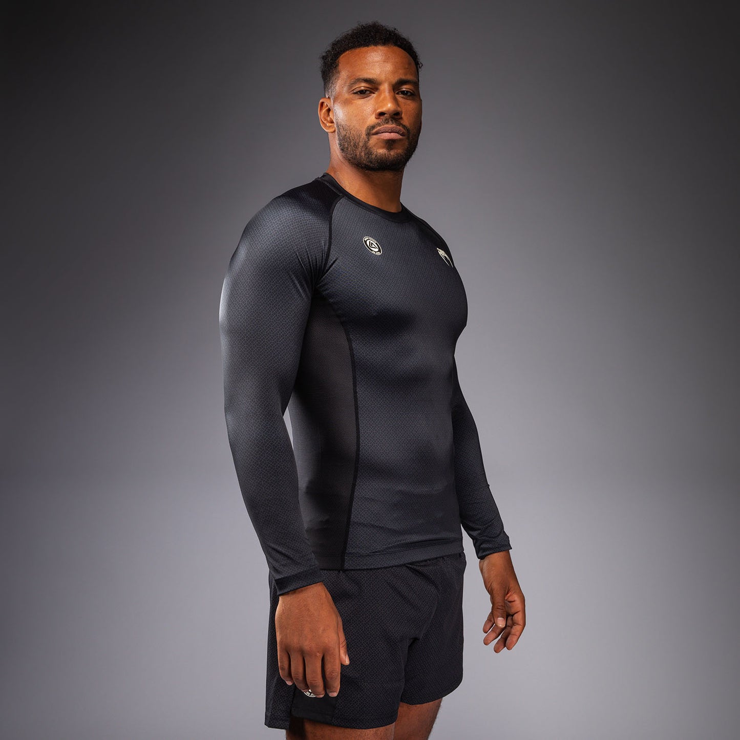 Venum x Roger Gracie Academy Rashguard met Lange Mouwen - Zwart