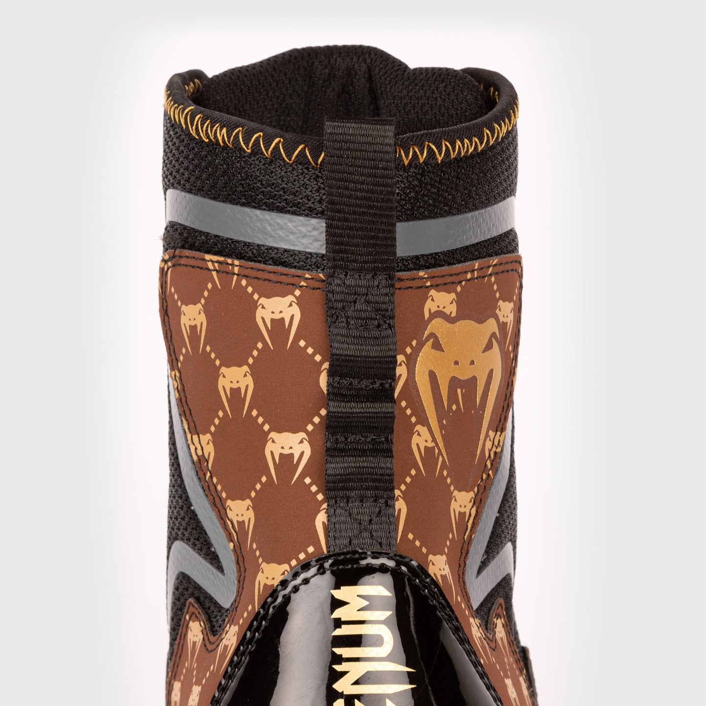 Venum Elite Evo Monogram Boksschoenen  - Zwart/Bruin