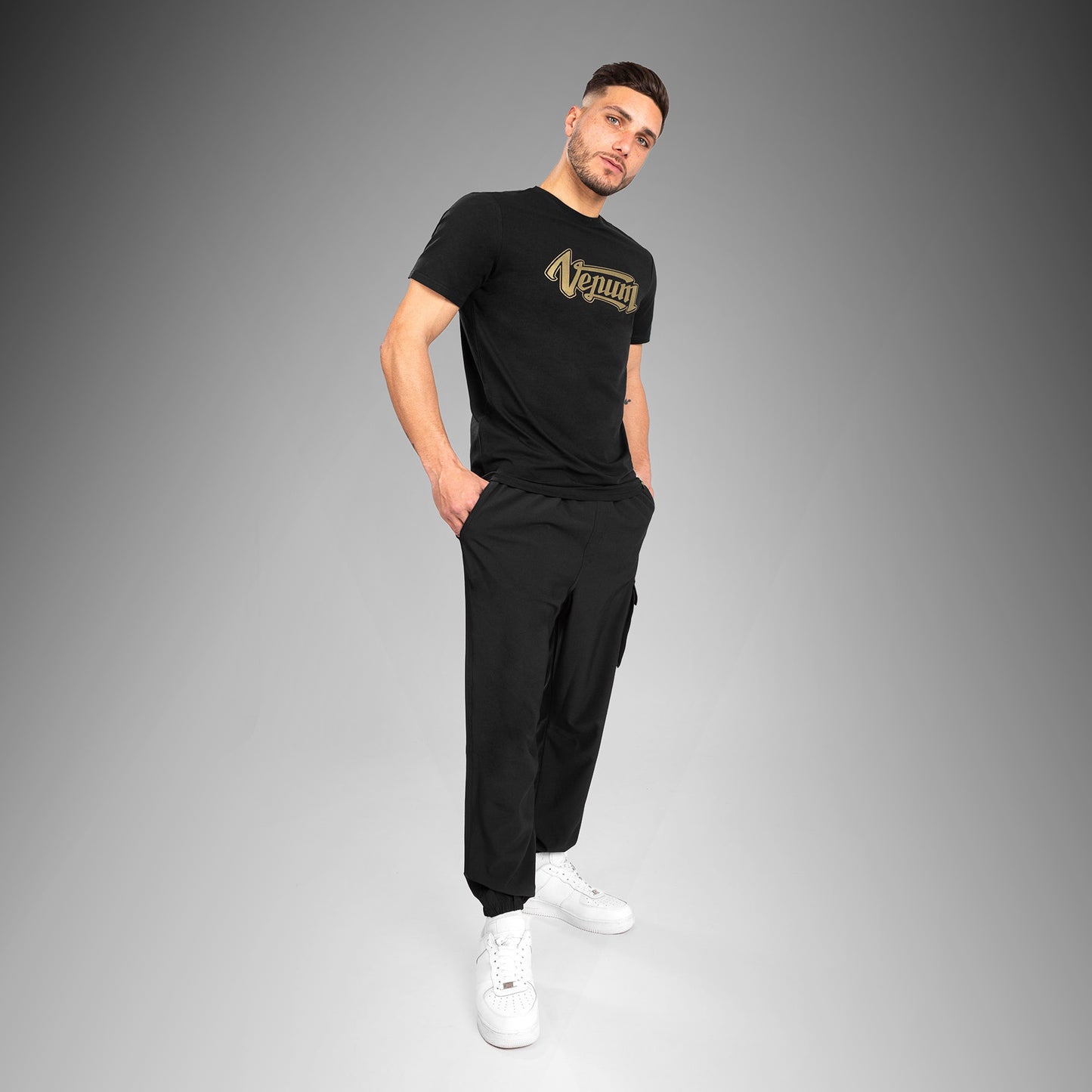 Venum Absolute 2.0 T-shirt - Aangepaste pasvorm - Zwart/Goud