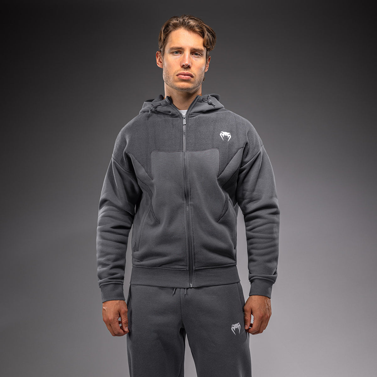 Venum Attack Fleece & Weave Trainingsjack - Grijs