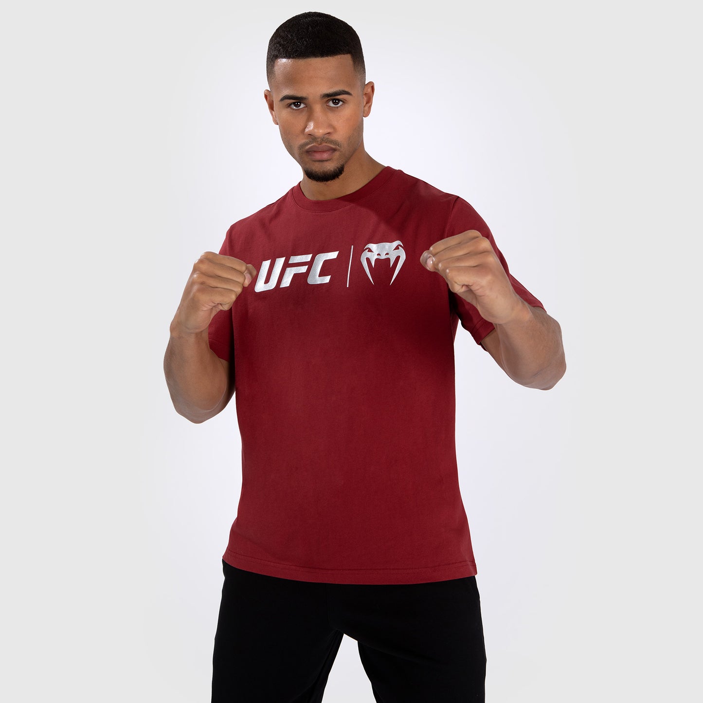 UFC Venum Klassiek  T-shirt - Rood/Wit