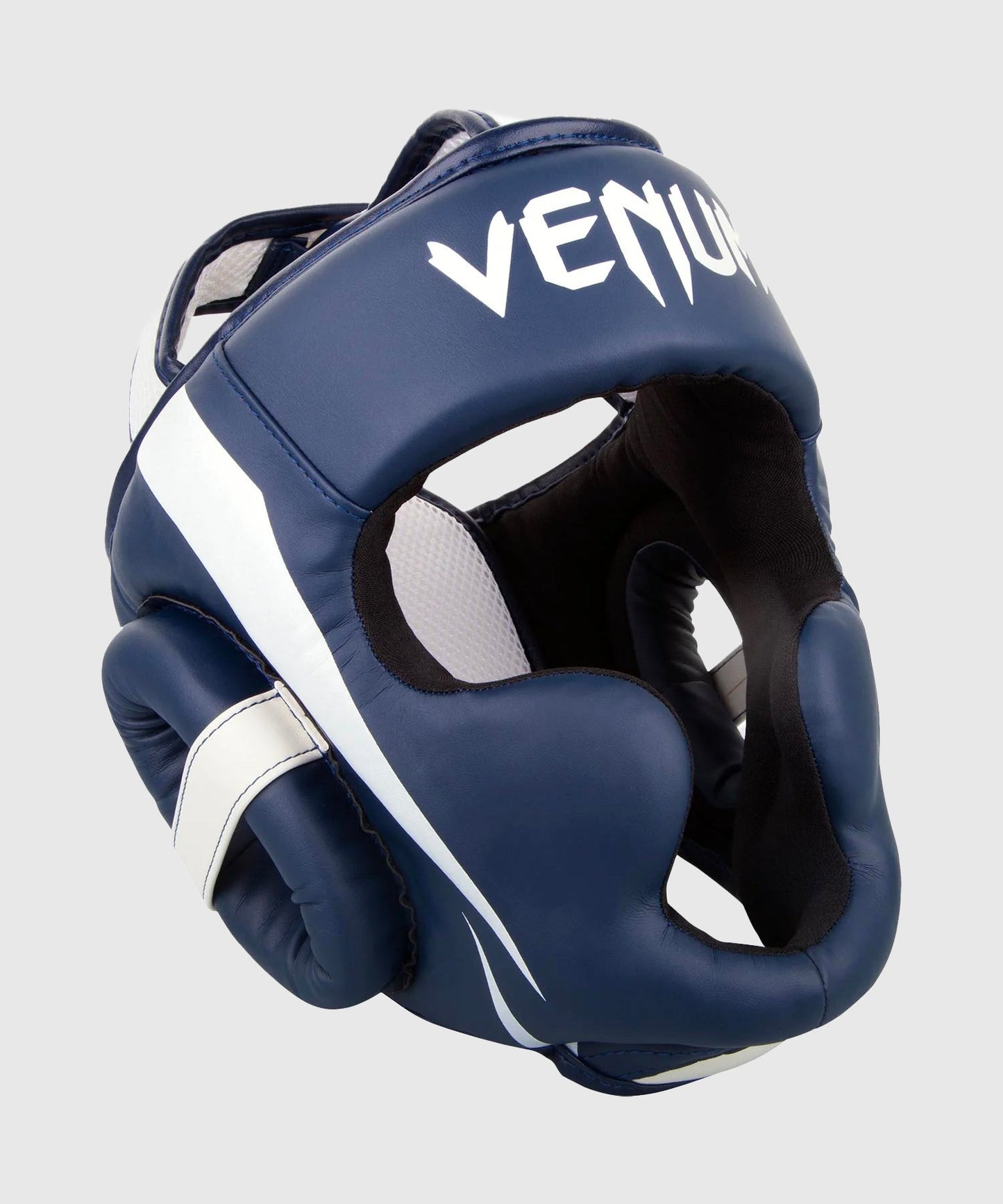 Venum Elite hoofdbeschermer - Mariblauw/Wit