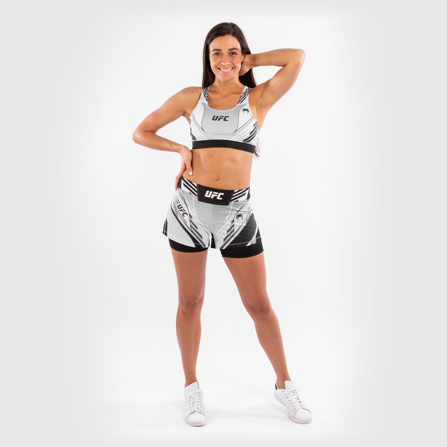 UFC Venum Authentic Fight Night Damesshort - Short Fit - Wit
