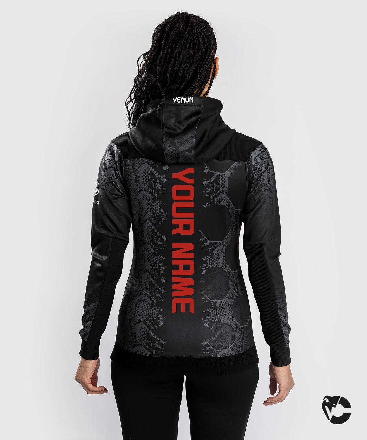 UFC Adrenaline by Venum Authentic Fight Night  Gepersonaliseerde jas voor Vrouwen - Zwart