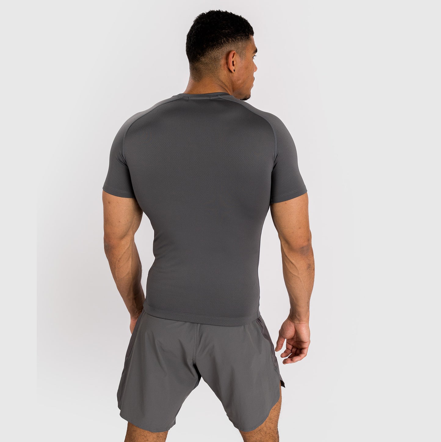 Venum Contender Heren Rashguard met korte mouwen - Grijs