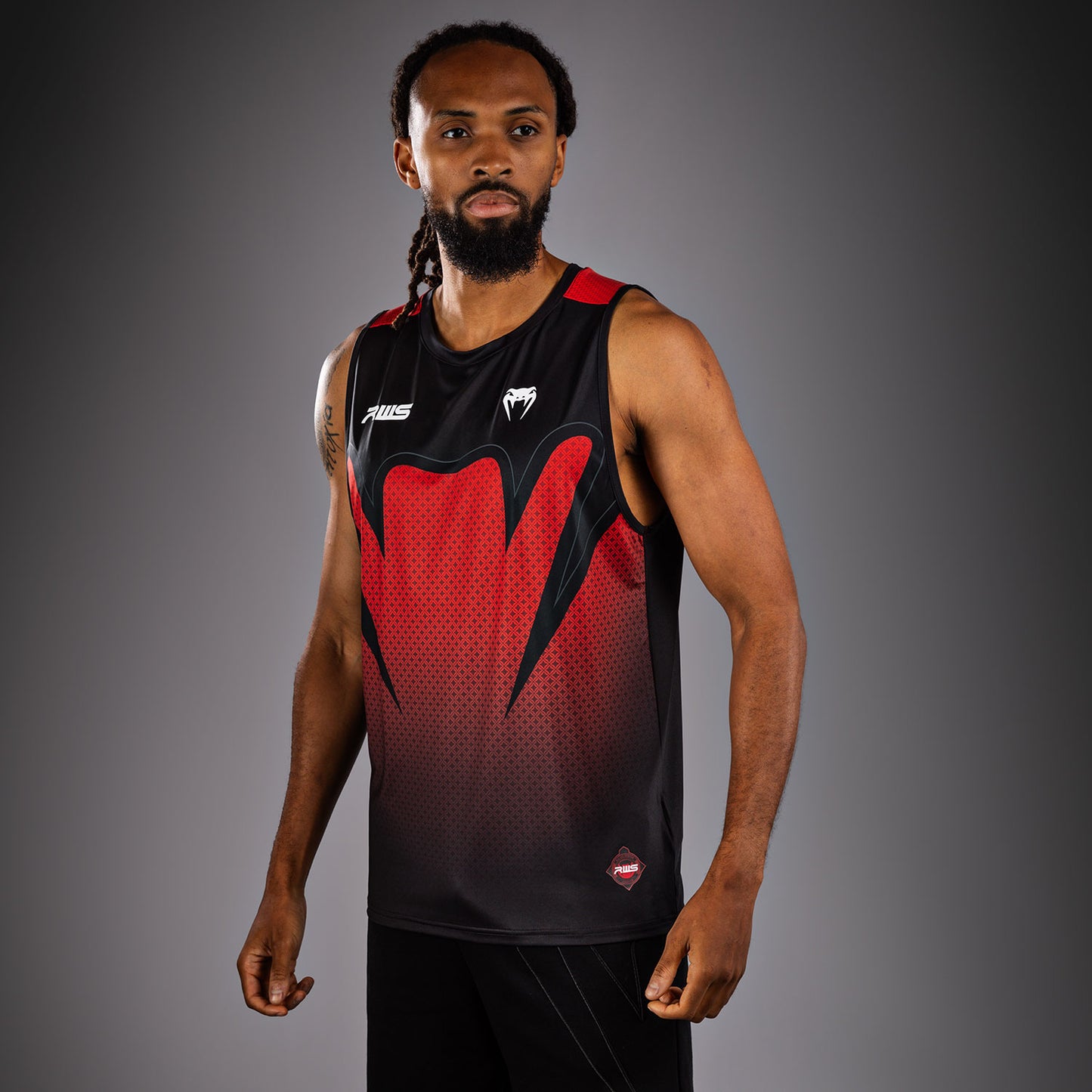 Venum x RWS 2.0 Men’s Dry-Tech Tanktop – Zwart/Rood