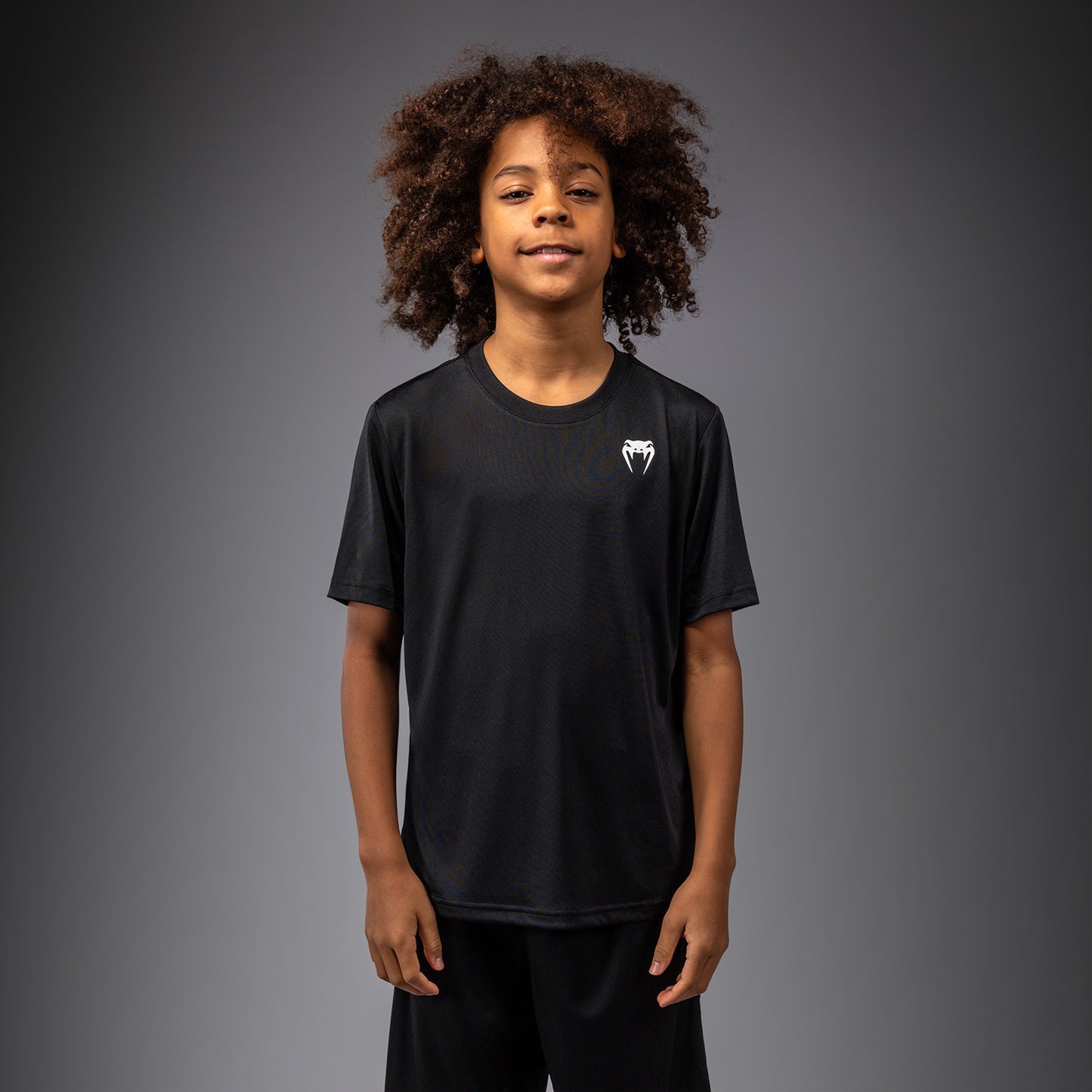 Venum Lineup T-shirt met korte mouwen voor jeugd - Zwart/Wit