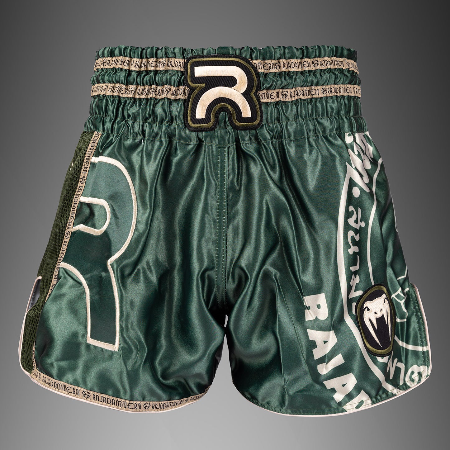 Venum x Rajadamnern Muay Thai Shorts - Militair Groen