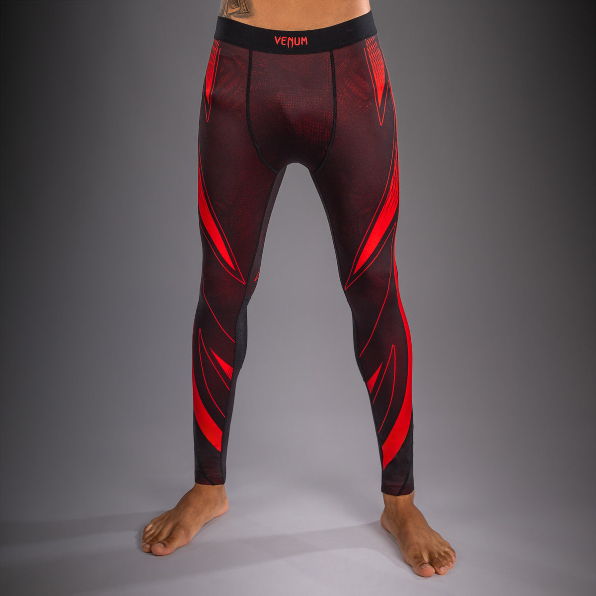 Venum Amazonia Reborn Compressiebroek - Zwart/Rood