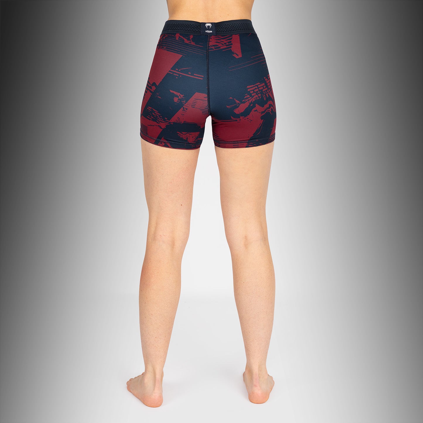 UFC Zenith by Venum Authentic Fight Week Performance Vale Tudo Short Dames - Marineblauw/Bordeauxrood/Zilver