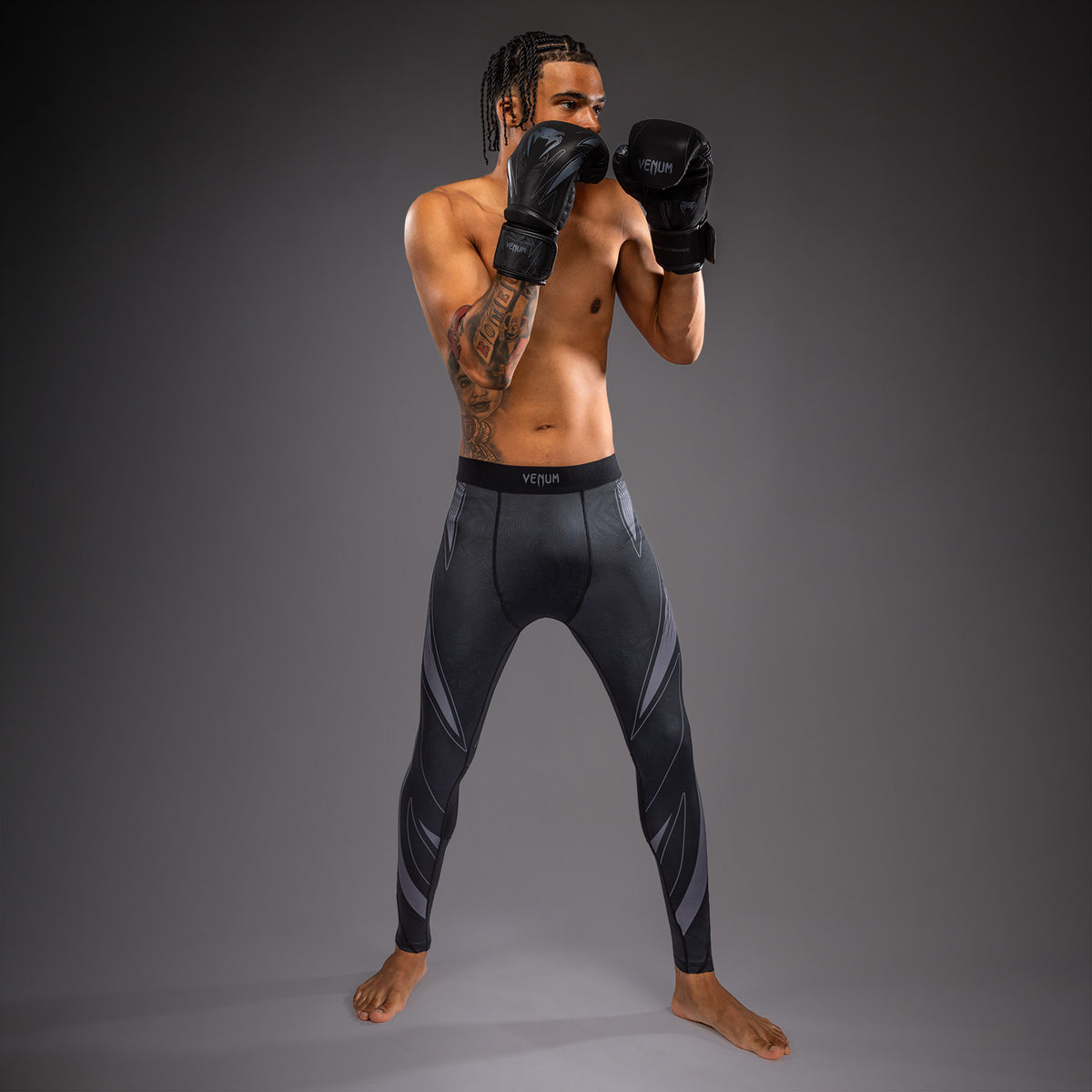 Venum Amazonia Reborn Compressiebroek - Zwart/Grijs