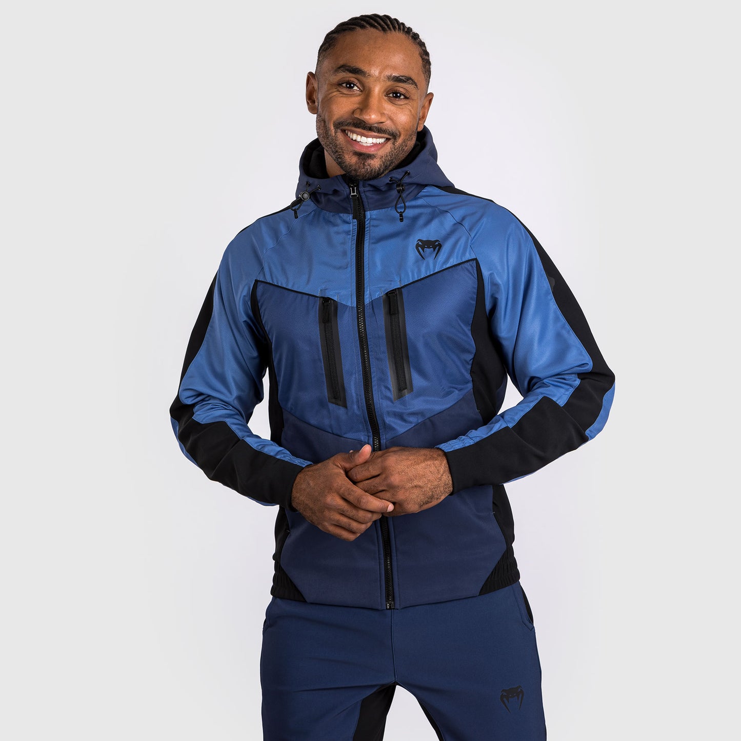 Venum Laser 3.0  Track Jas - Zwart/Blauw