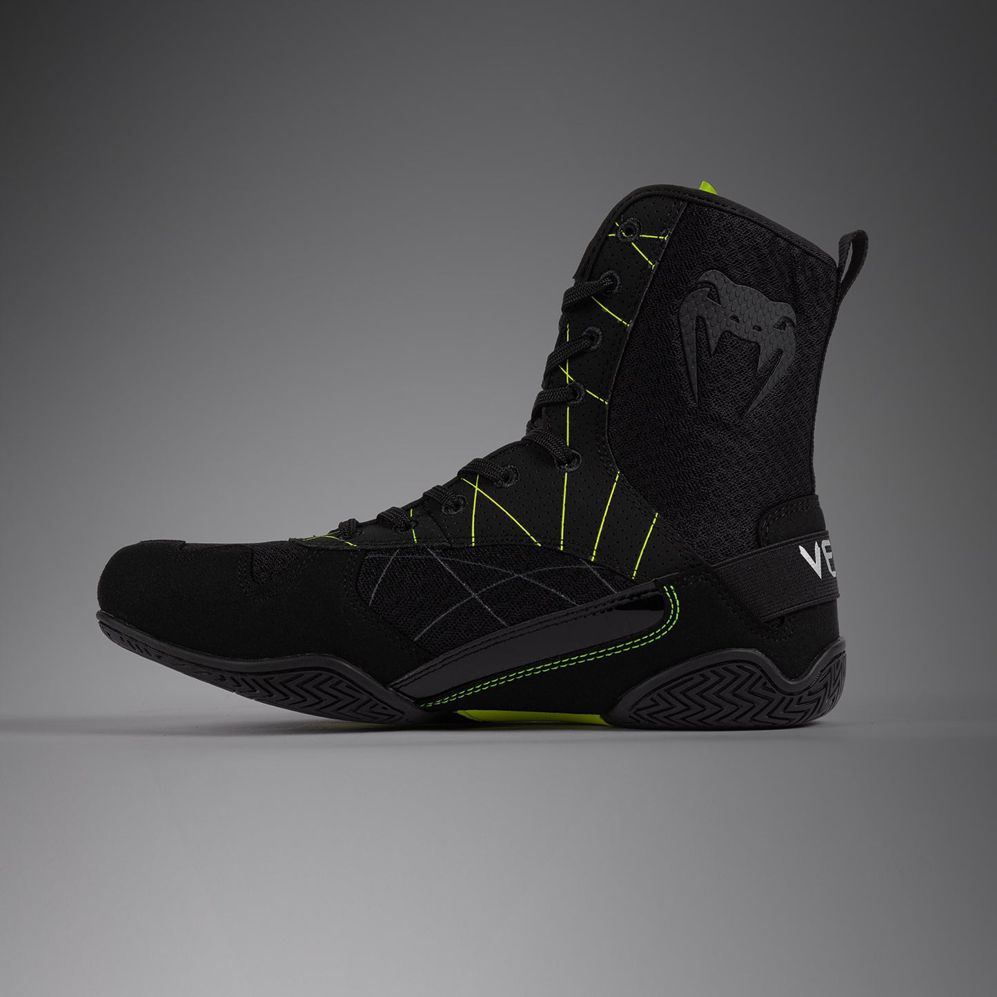 Venum Training Camp 4.0 Elite Boksschoenen - Zwart/Neon Groen