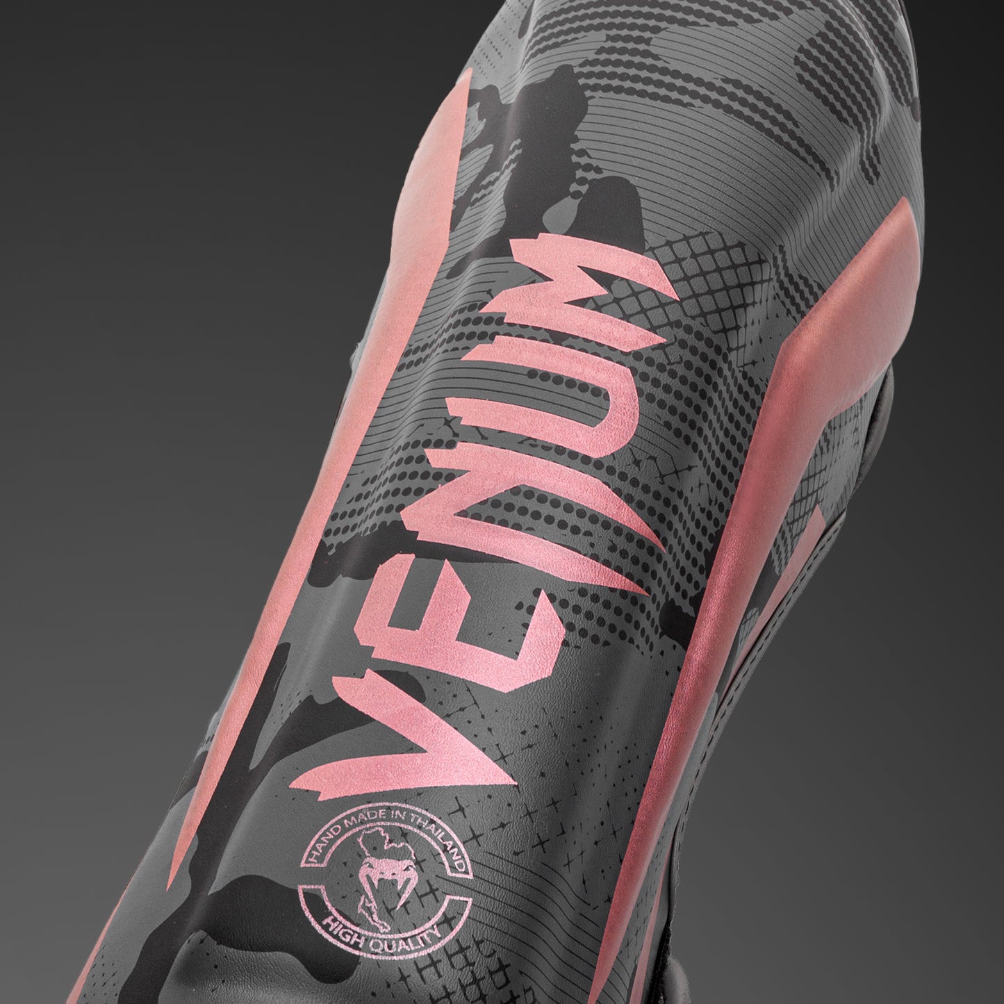 Venum Elite Scheenbeschermers - Zwart/Roos/Goud