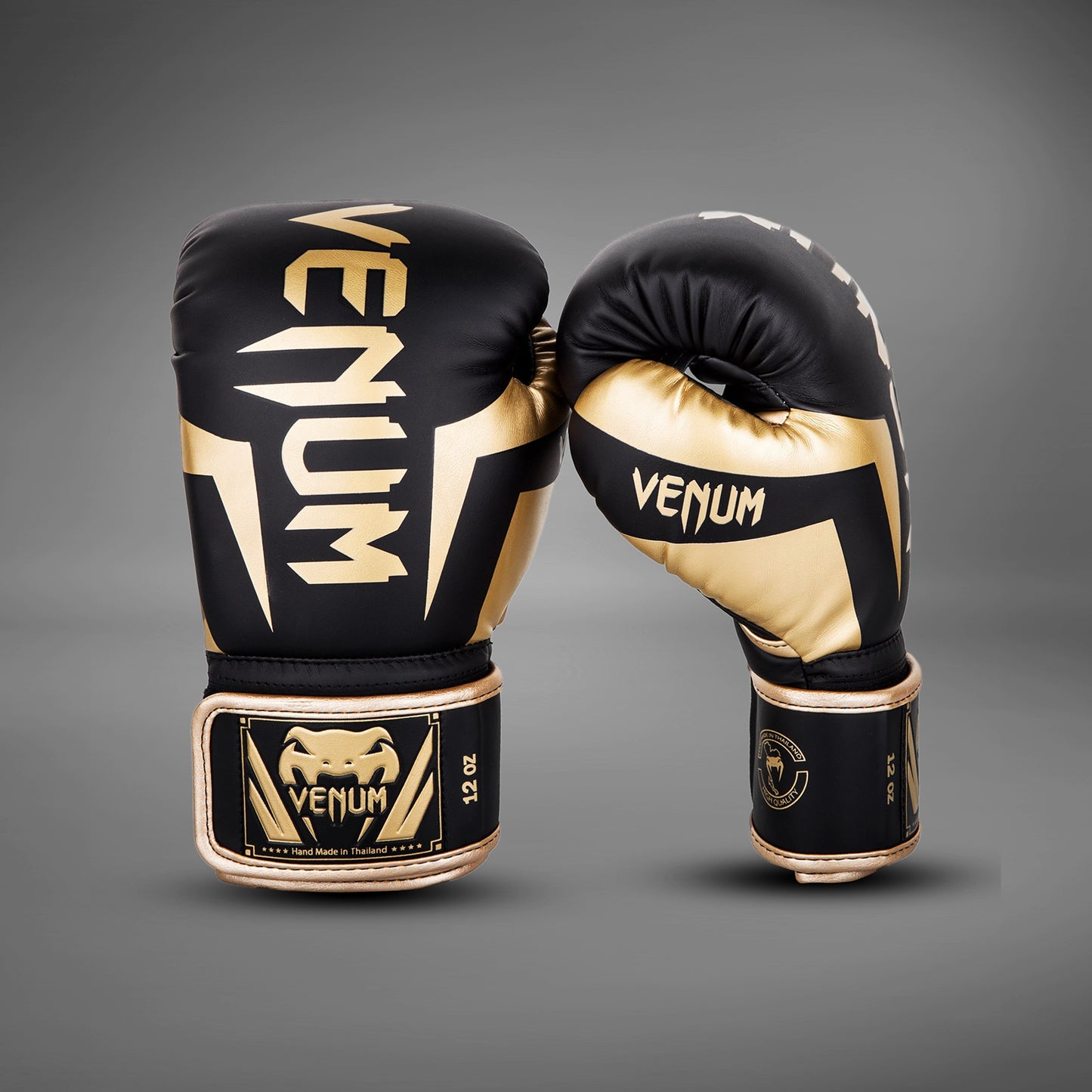 Venum Elite Bokshandschoenen - Zwart/Goud