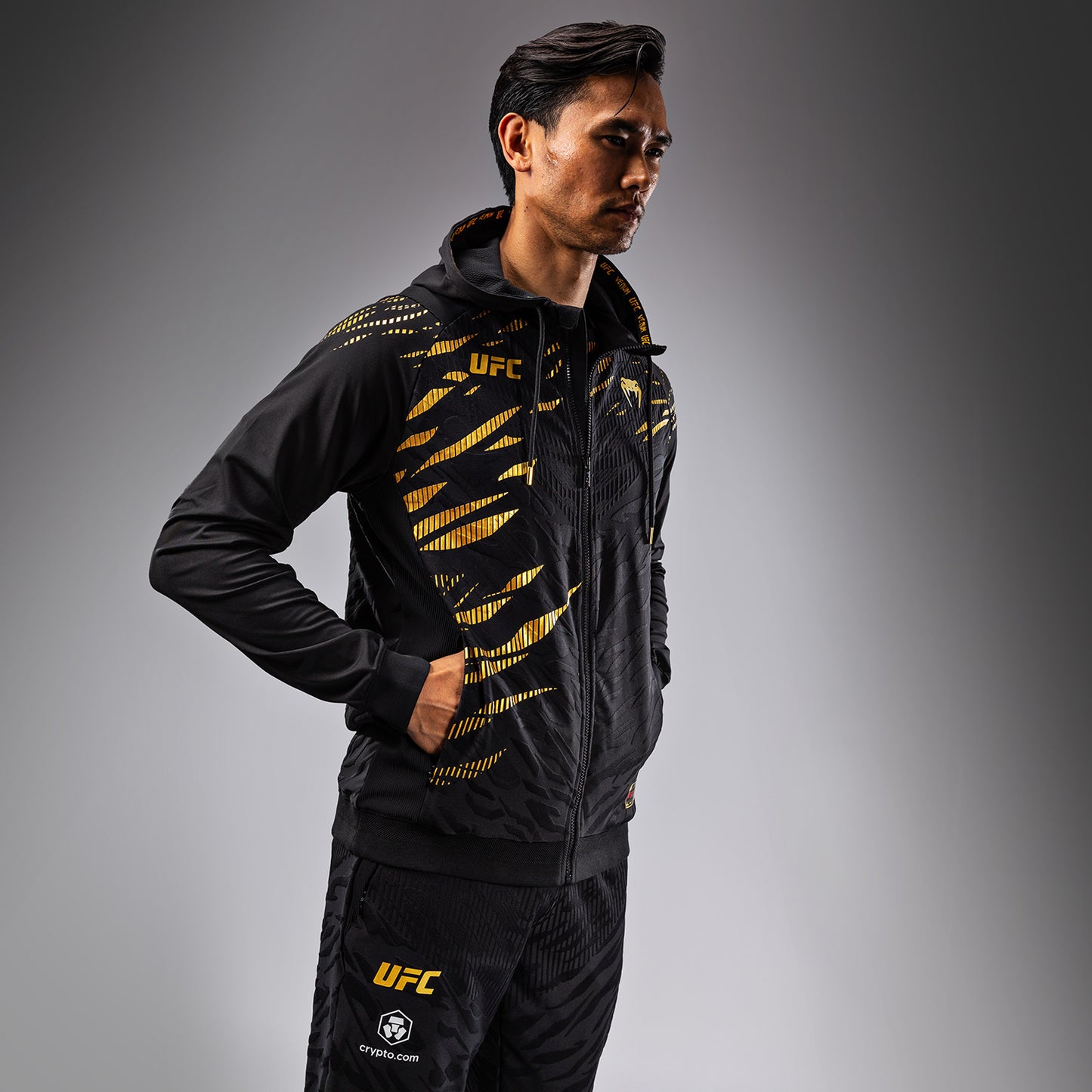 UFC Fusion by Venum Authentic Fight Night Hoodie voor Heren - Champion