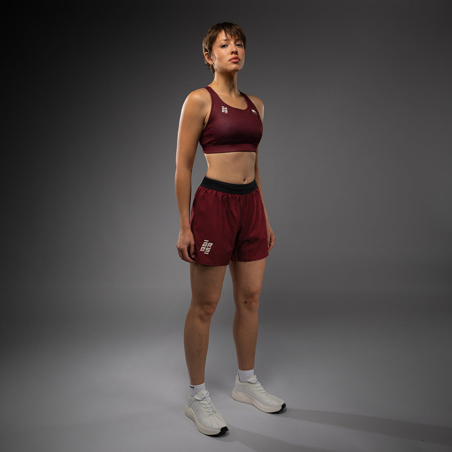 Venum x Ares Dames Trainingsshorts - Bordeau