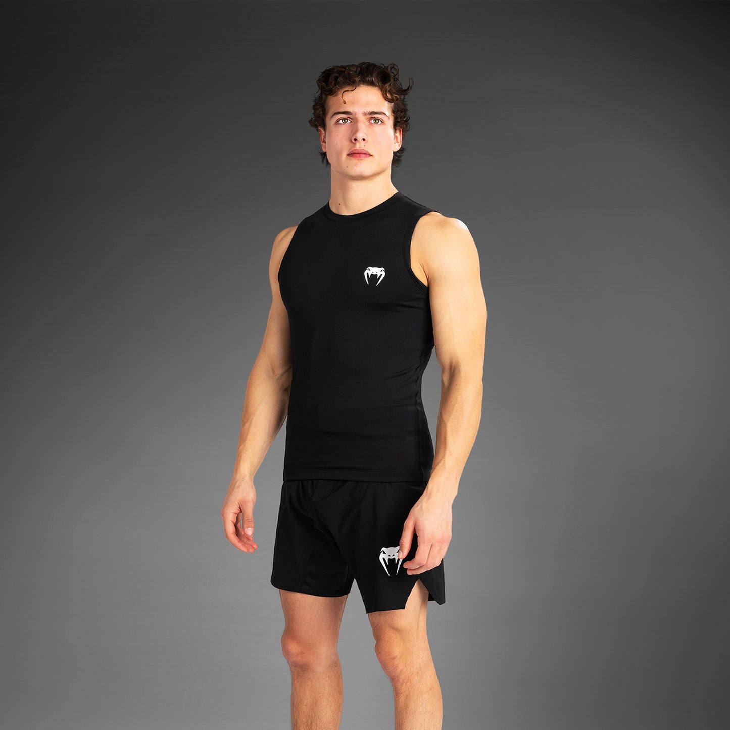 Venum Contender Heren mouwloze beschermer - Zwart/Wit